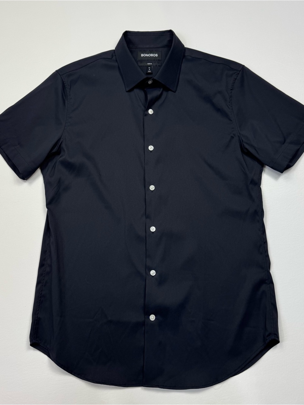 Bonobo’s  Black Short Sleeve Button Down Shirt Size Medium